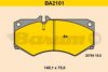 BARUM BA2101 Brake Pad Set, disc brake